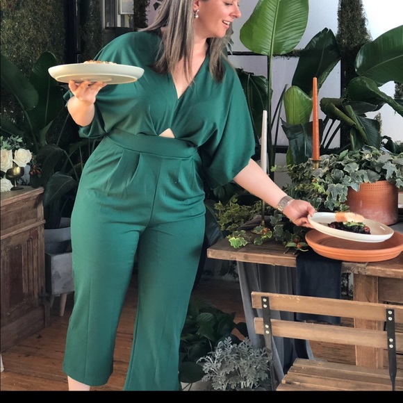 Green Jumpsuit - Picture 3 of 3